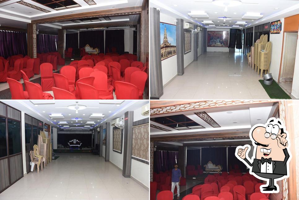 The interior of Hotel Poornanand