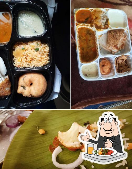 Food at AMR Restaurant