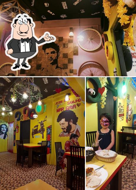 The interior of Bollywood Retro