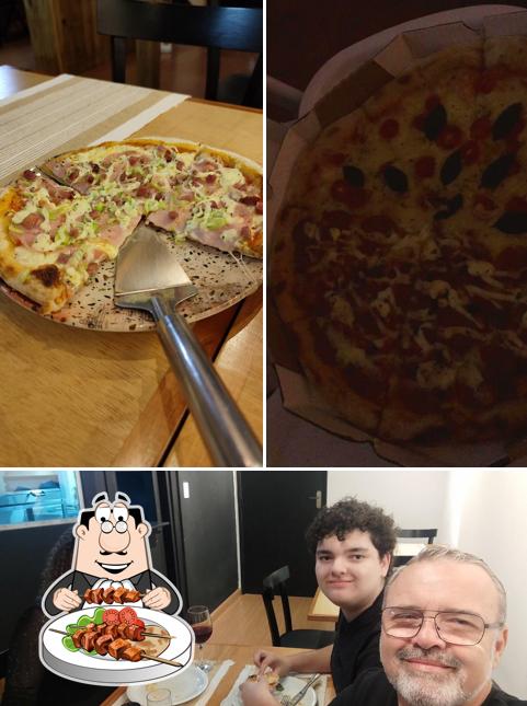 Entre diversos coisas, comida e bebida podem ser encontrados no Florentes - Artesãos da Pizza Entregas e Retiradas
