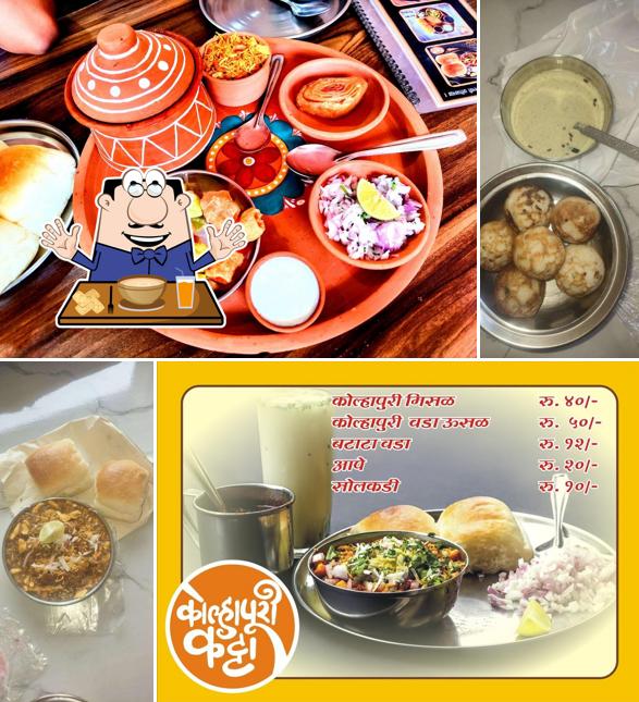 Food at Kolhapur Katta