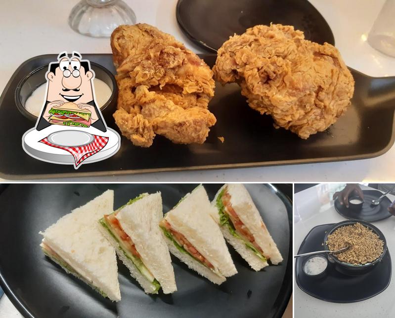 Club sandwich at LOLLIPOP RESTAURANT & CAFE