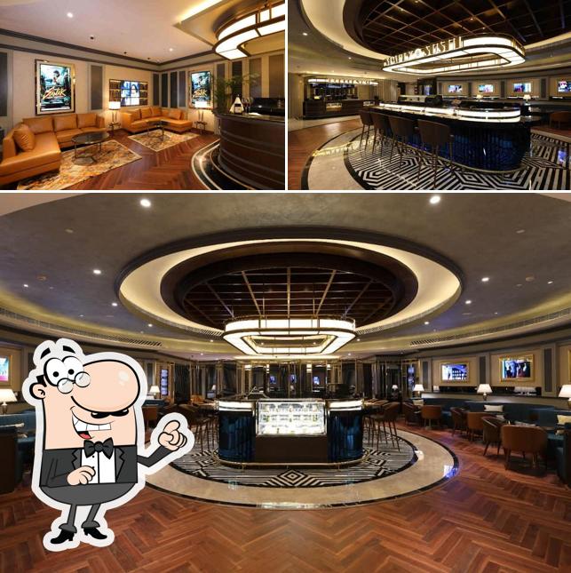 The interior of PVR Director's Cut Lounge