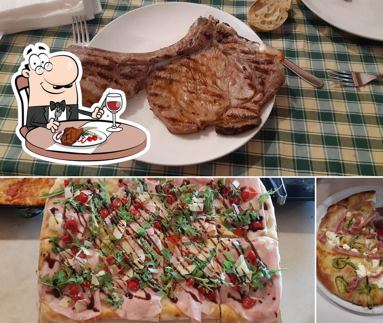 Prenditi i piatti di carne a Piz Stop