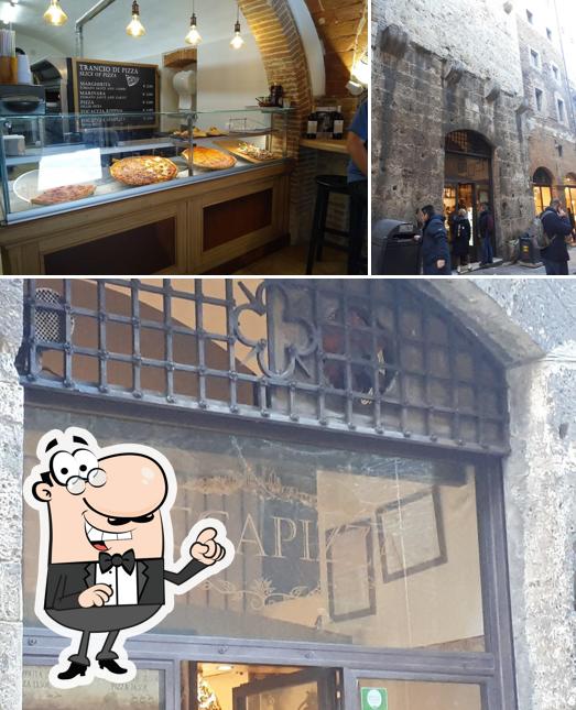 La interni e esterno del ristorante