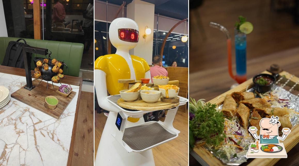 Food at THE ROBOT RESTAURANT VADODARA - THE YELLOW HOUSE