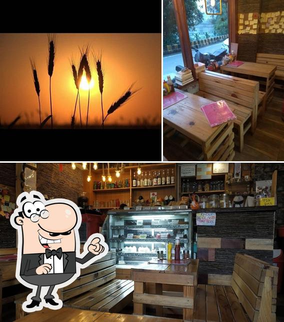 Take a look at the photo displaying exterior and food at Simz Cafe - Cafe and Restaurant