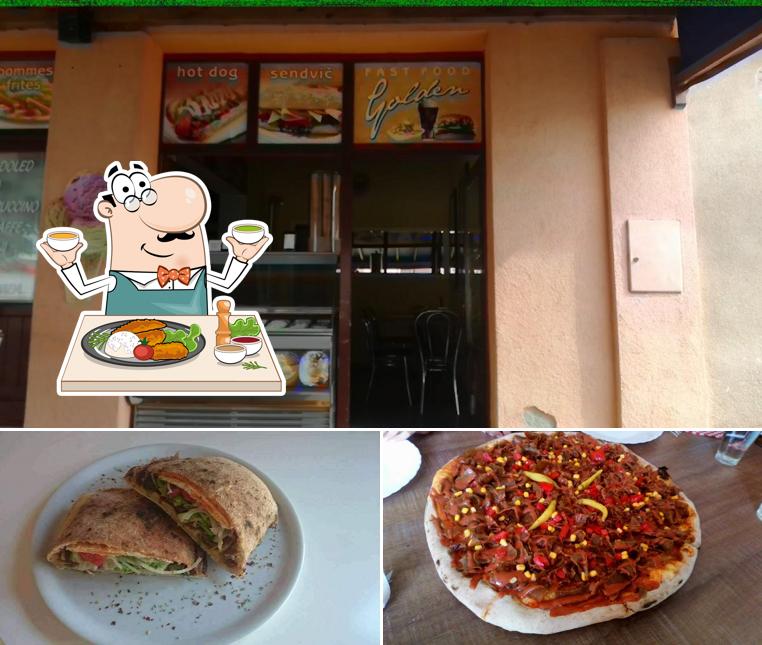 Cibo al Golden Kebab Fast Food 54 Ž