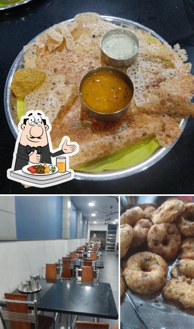 Food at Indian Restaurant