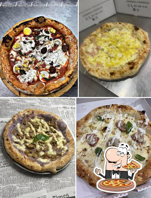 A Pizzeria Imperatrice, puoi ordinare una bella pizza