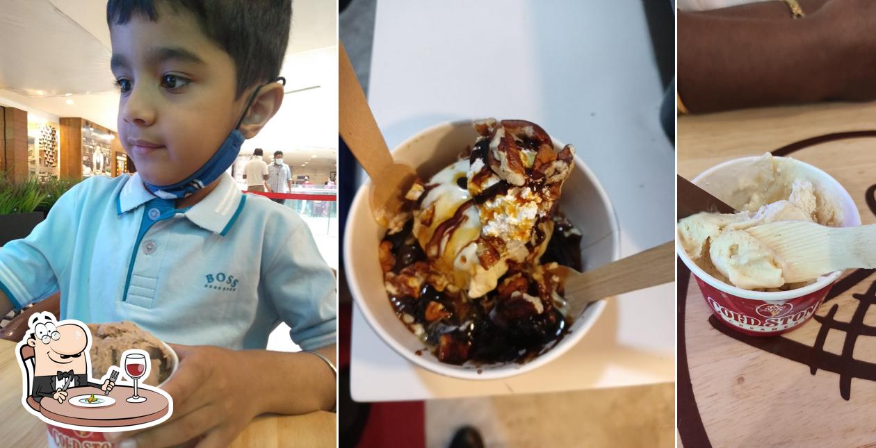 Food at Coldstone creamery