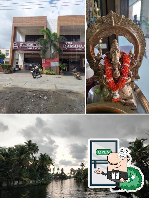 Check out how Hotel Ramanas looks outside