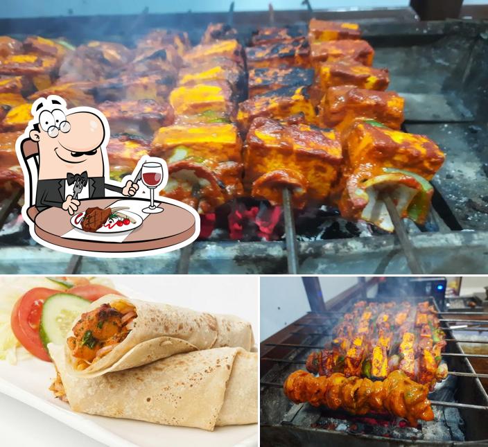 Get meat meals at Kathi Junction Dine - in Restaurent and Cafe