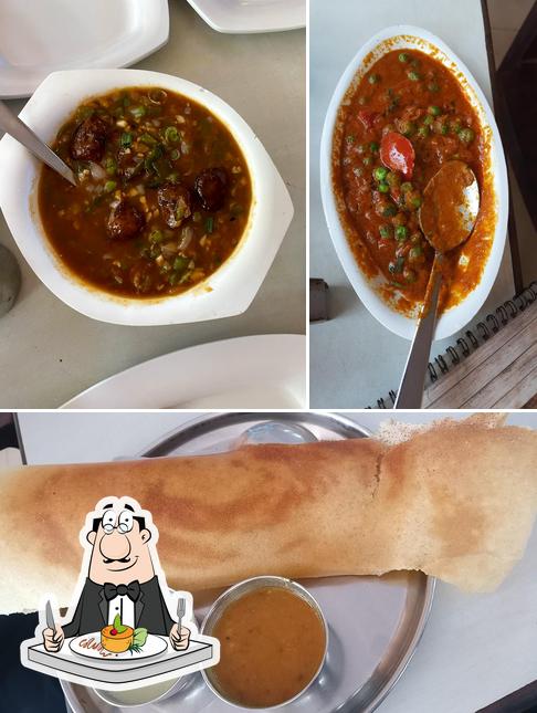 Food at Krishna Sagar