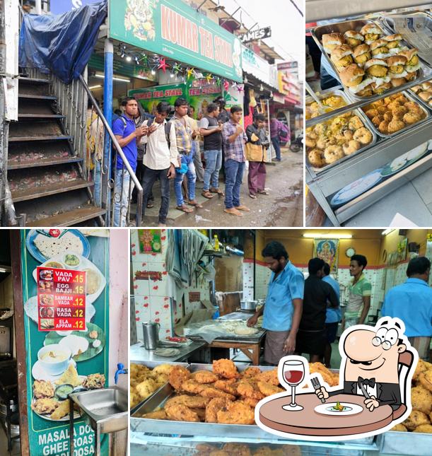 Food at Kumar Tea Stall