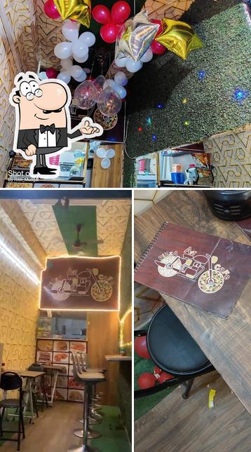 The interior of Pizza Art Cafe