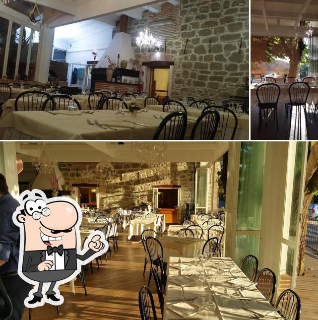 Gli interni di Ristorante '' e manicomi '' da Mario