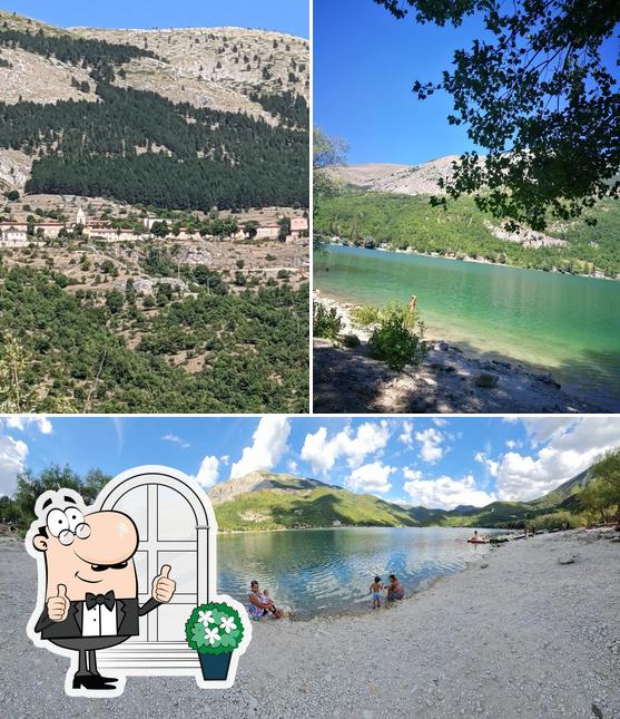 Goditi la vista dall'area esterna di La Spiaggetta