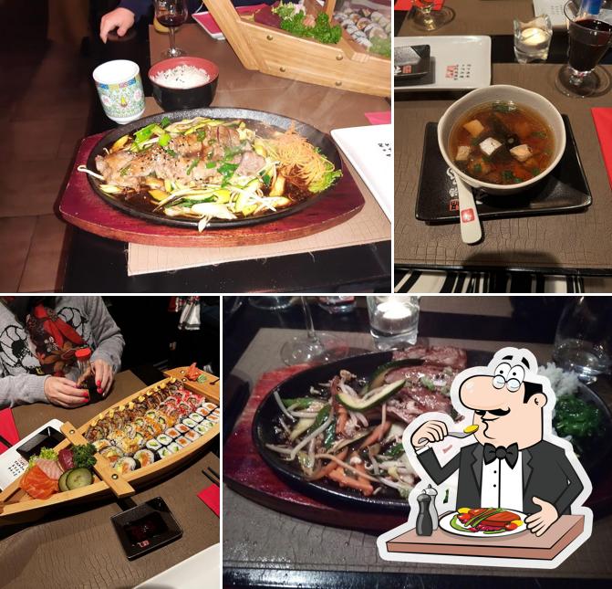 Nourriture à Japans restaurant Esaki Sushi Antwerpen
