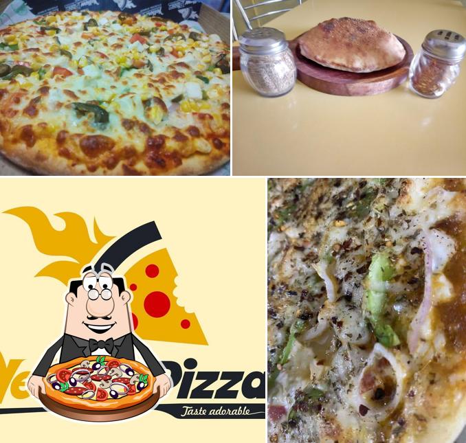 Pick different types of pizza