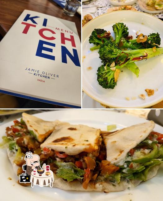 This is the picture displaying food and beverage at Jamie Oliver Kitchen