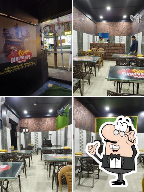 The interior of Ajwa Biriyani's Mandi