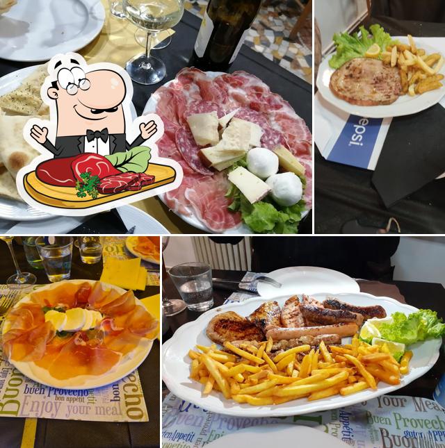 Ordina i piatti di carne a Alla Stazione, Pizzeria e Trattoria Bagnolo in Piano