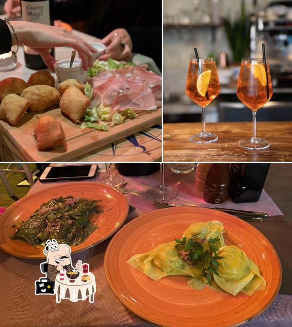 La foto della cibo e alcol di Canto de' Macci