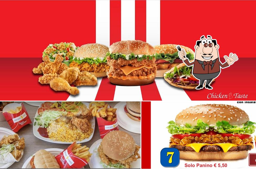 Panino con maiale stirato al Chicken Taste