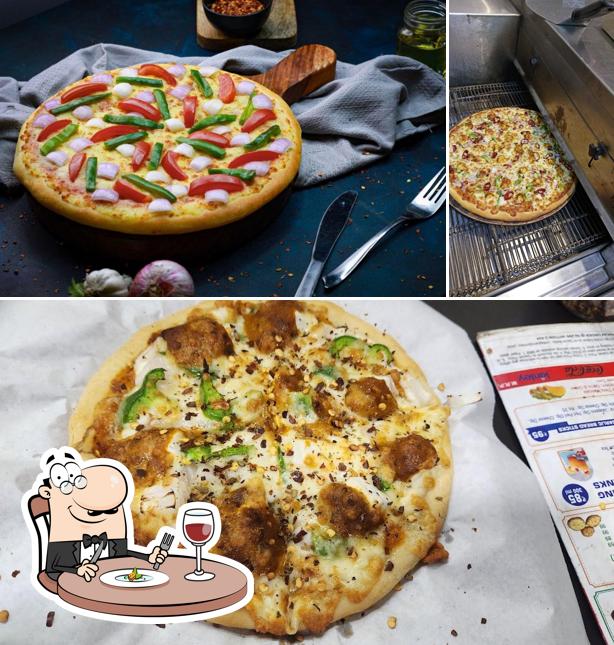 Food at Crispy pizza