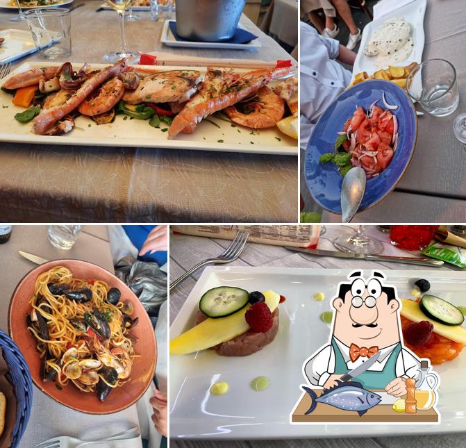 Salmone grigliato al Ristorante Il Molo