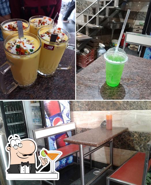 Among various things one can find drink and interior at Sharma Cold Cafee