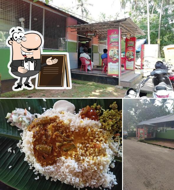 The photo of Tharavad Restaurant’s exterior and meat