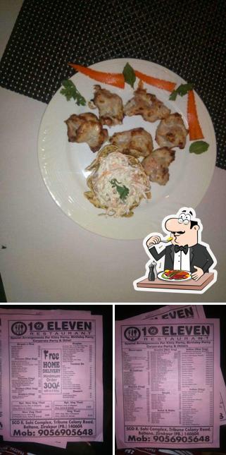 Food at 10 Eleven Restaurant