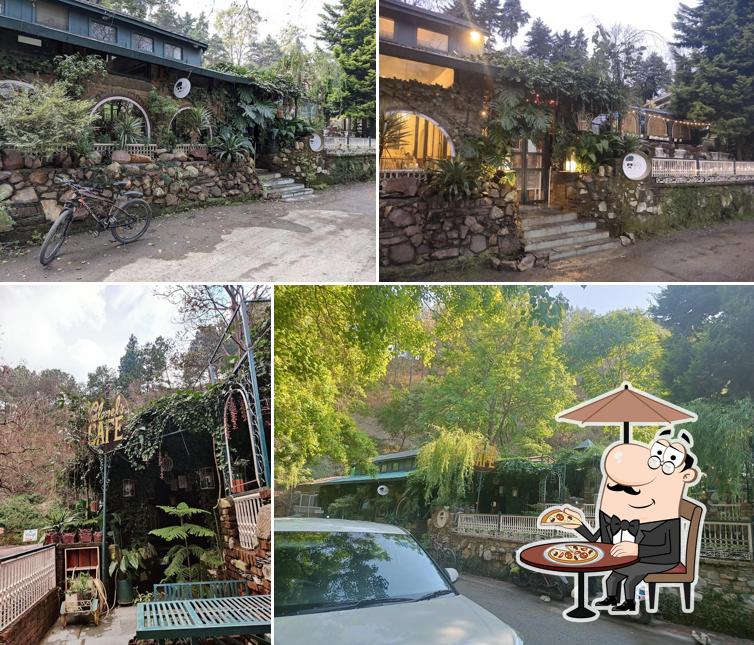 Enjoy the view at the outside area of Colonel's Cafe Naukuchiyatal