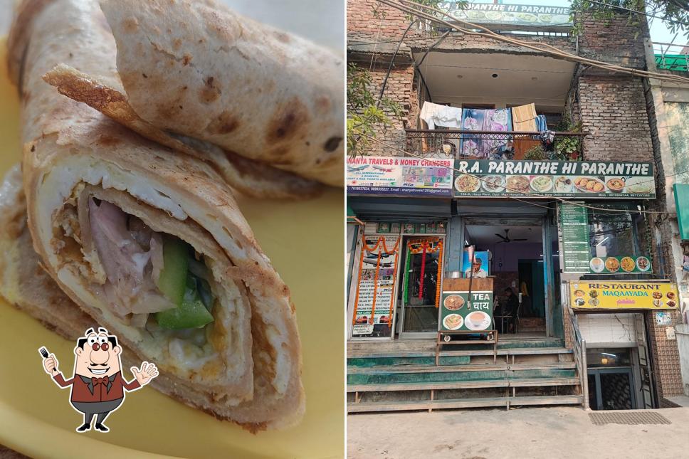 Food at Parathe Hi Parathe