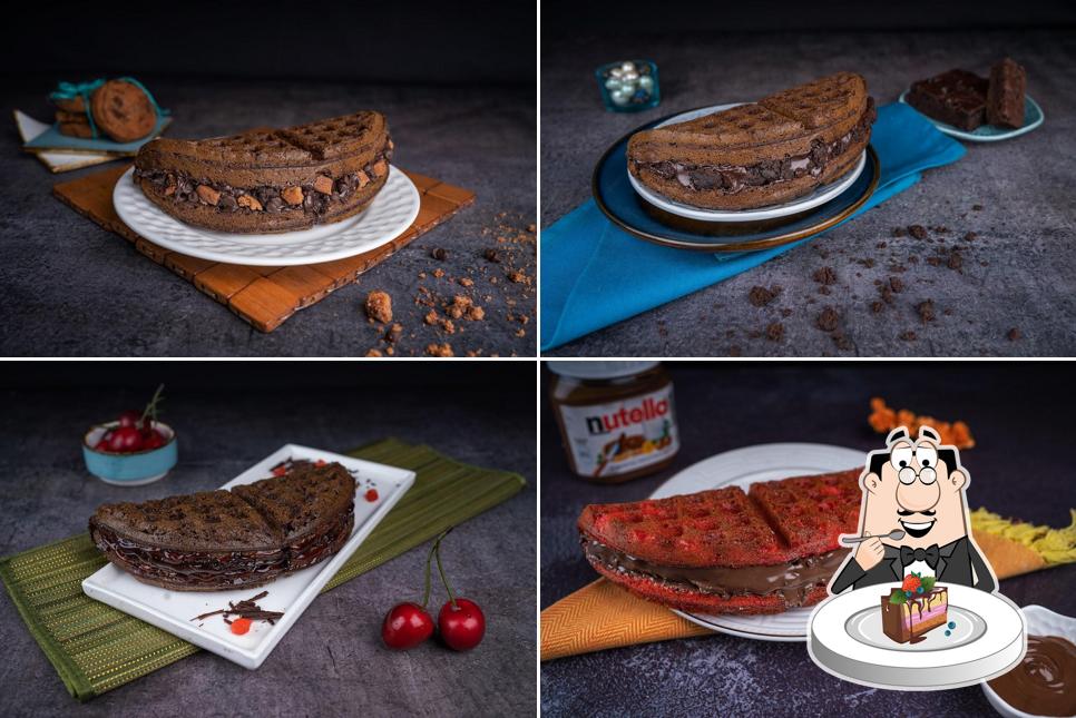 Chocolate cake at Best Belgian Waffle - Vashi
