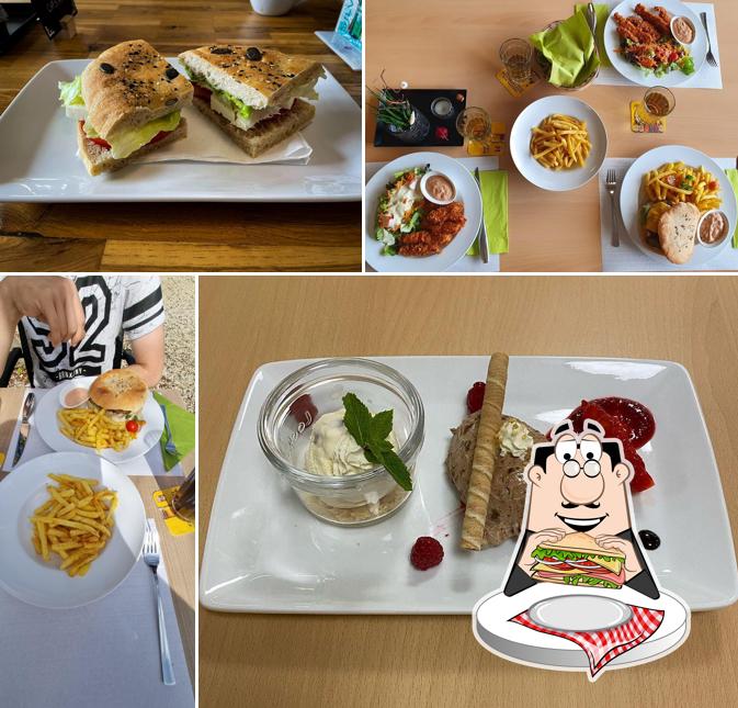 Club sandwich al restaurant