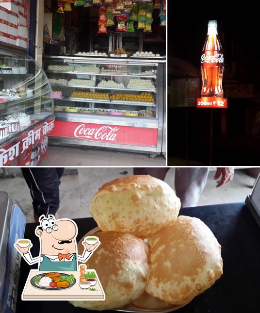This is the picture depicting food and beer at Devshree Sweets and Bhojnalay