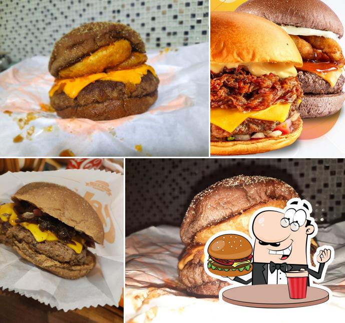 Experimente um hambúrguer no Geléia Burger Gama Qd. 56: Milk Shake, Batata Rústica, Delivery, Brasília DF