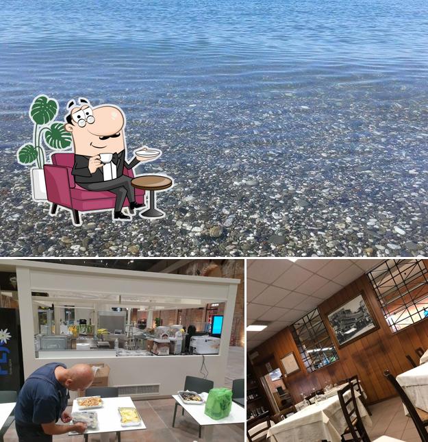 Tra le varie cose da Ristorante La Parmigiana si possono trovare la interni e esterno