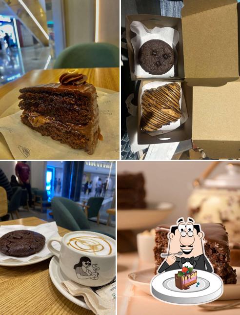 Chocolate cake at Third Wave Coffee
