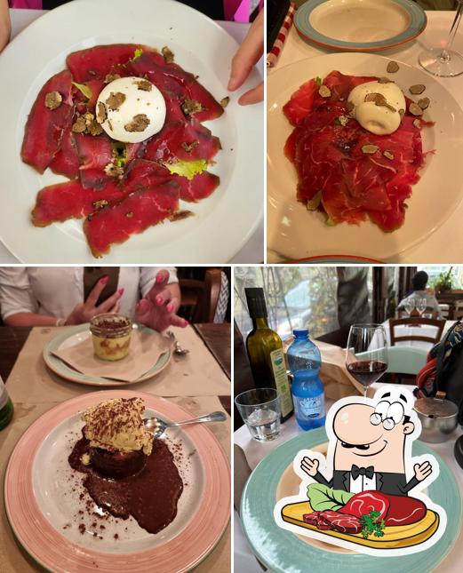 Carpaccio di manzo al Trattoria Cesarino