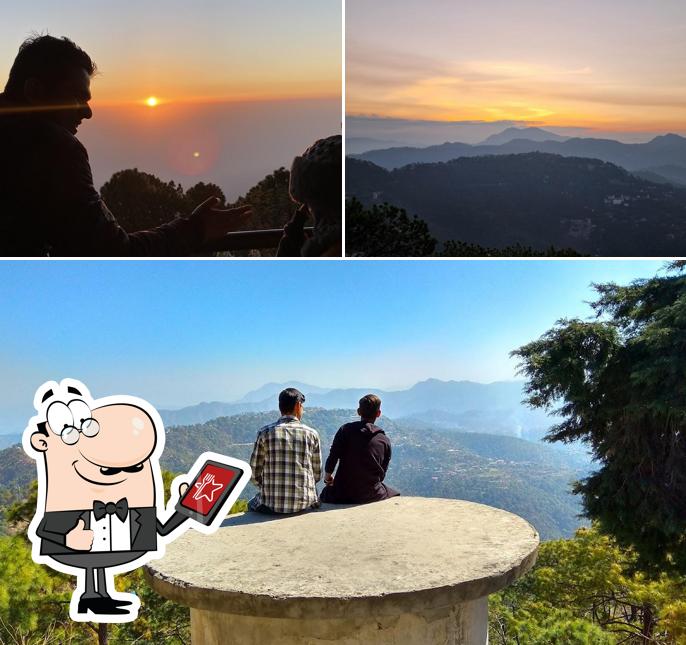 Enjoy the view at the outside area of Sunrise Point