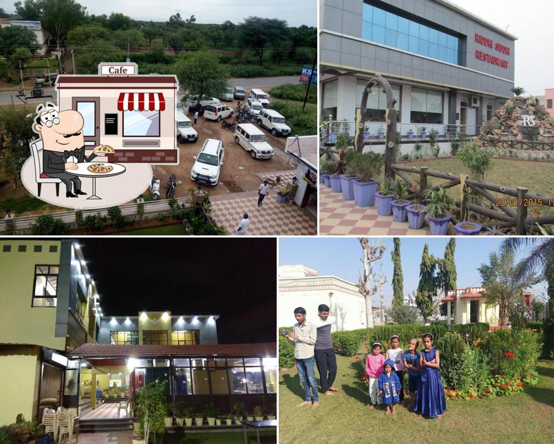 Enjoy the view at the outside area of Shri Ridhi Sidhi Restaurant & Hotel