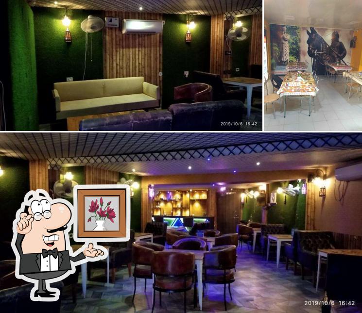 The interior of UP 70 Restaurant