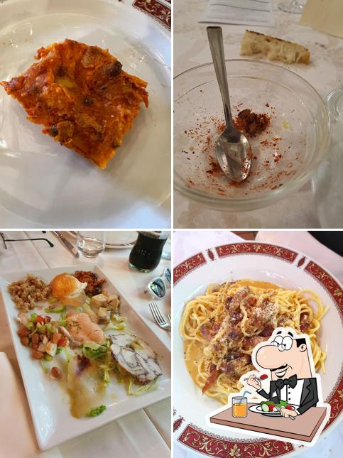 Cibo al Ristorante Checco dello Scapicollo