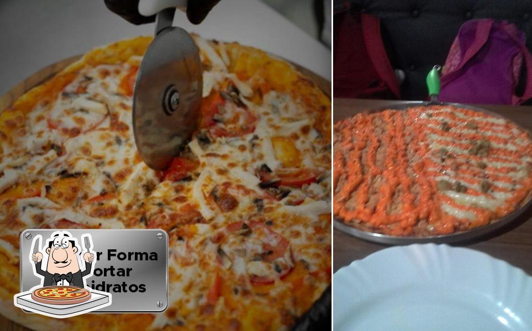 Peça diferentes estilos de pizza