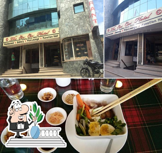 Check out the photo depicting exterior and food at EC Restaurant