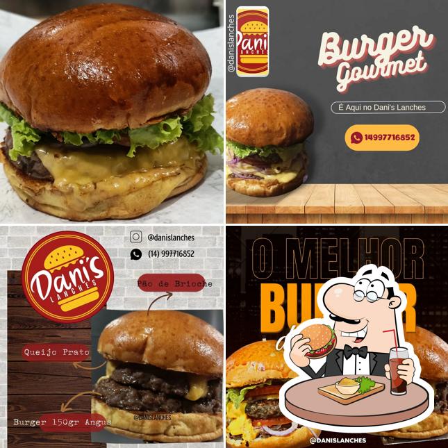 Hambúrguer em Dani's Lanches